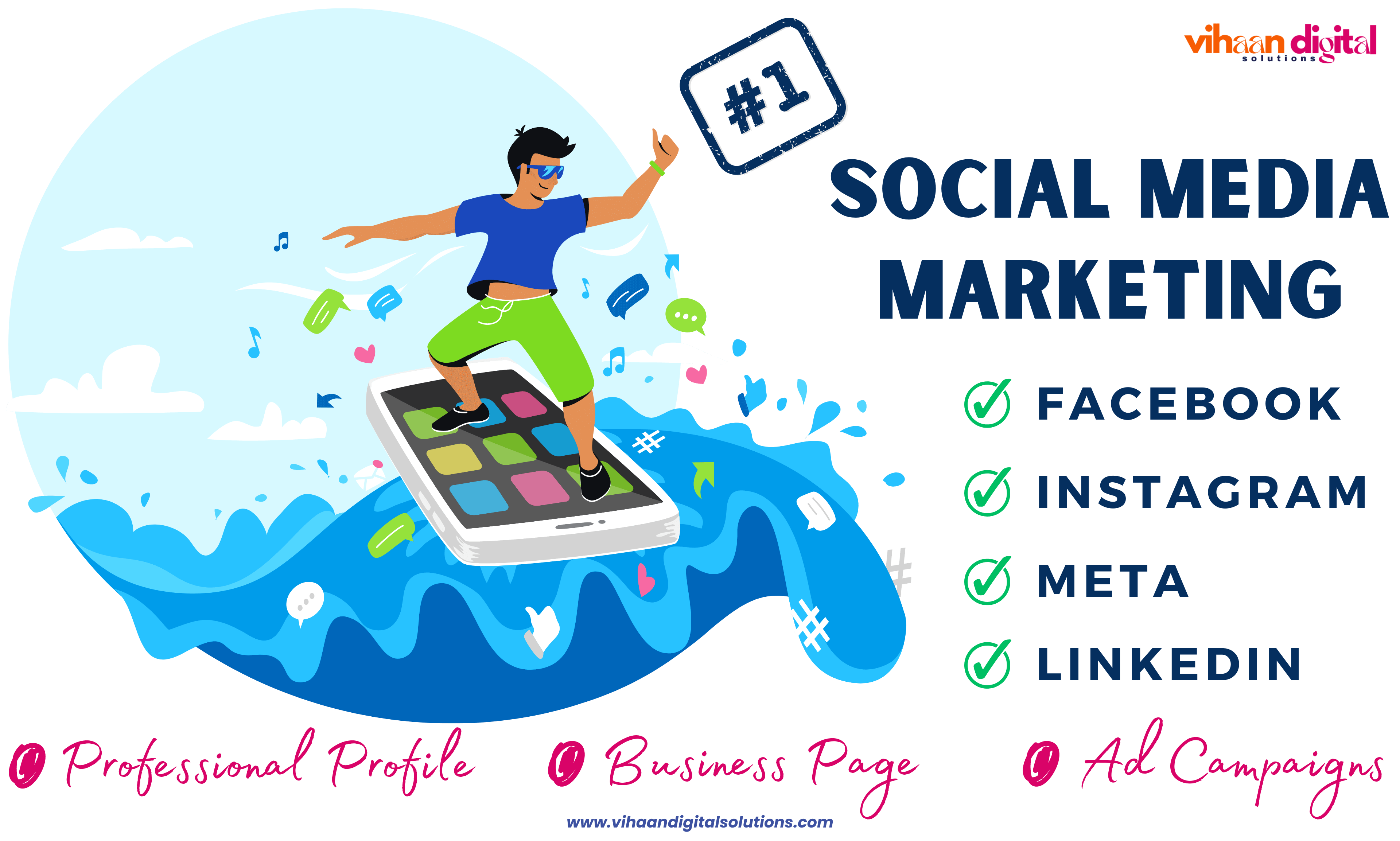 Branding and Promotions in Social Media Platforms like Facebook, Instagram, and LinkedIn